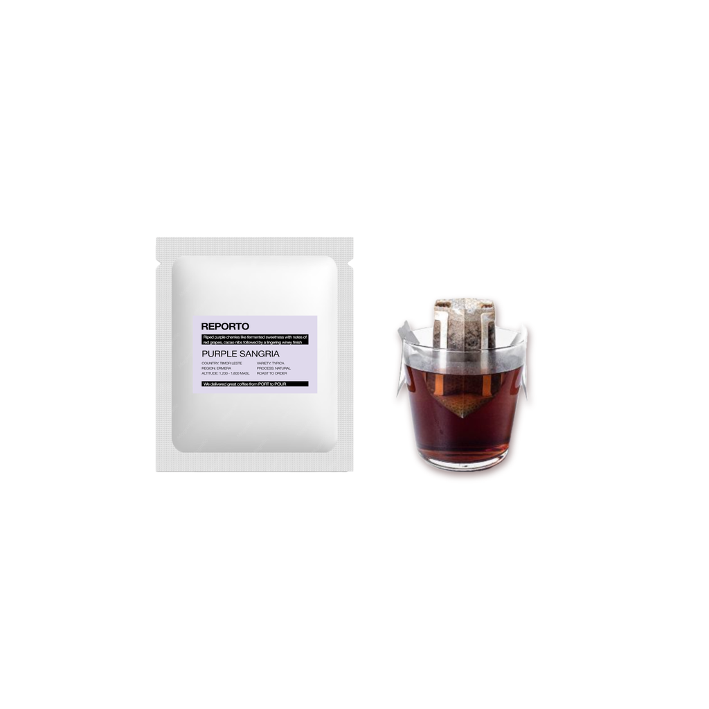 PURPLE SANGRIA - Timor Leste Natural Typica - Drig Bag x 10